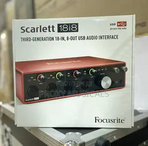 Focusrite Scarlett 18i8 3rd Generation USB Audio Interface