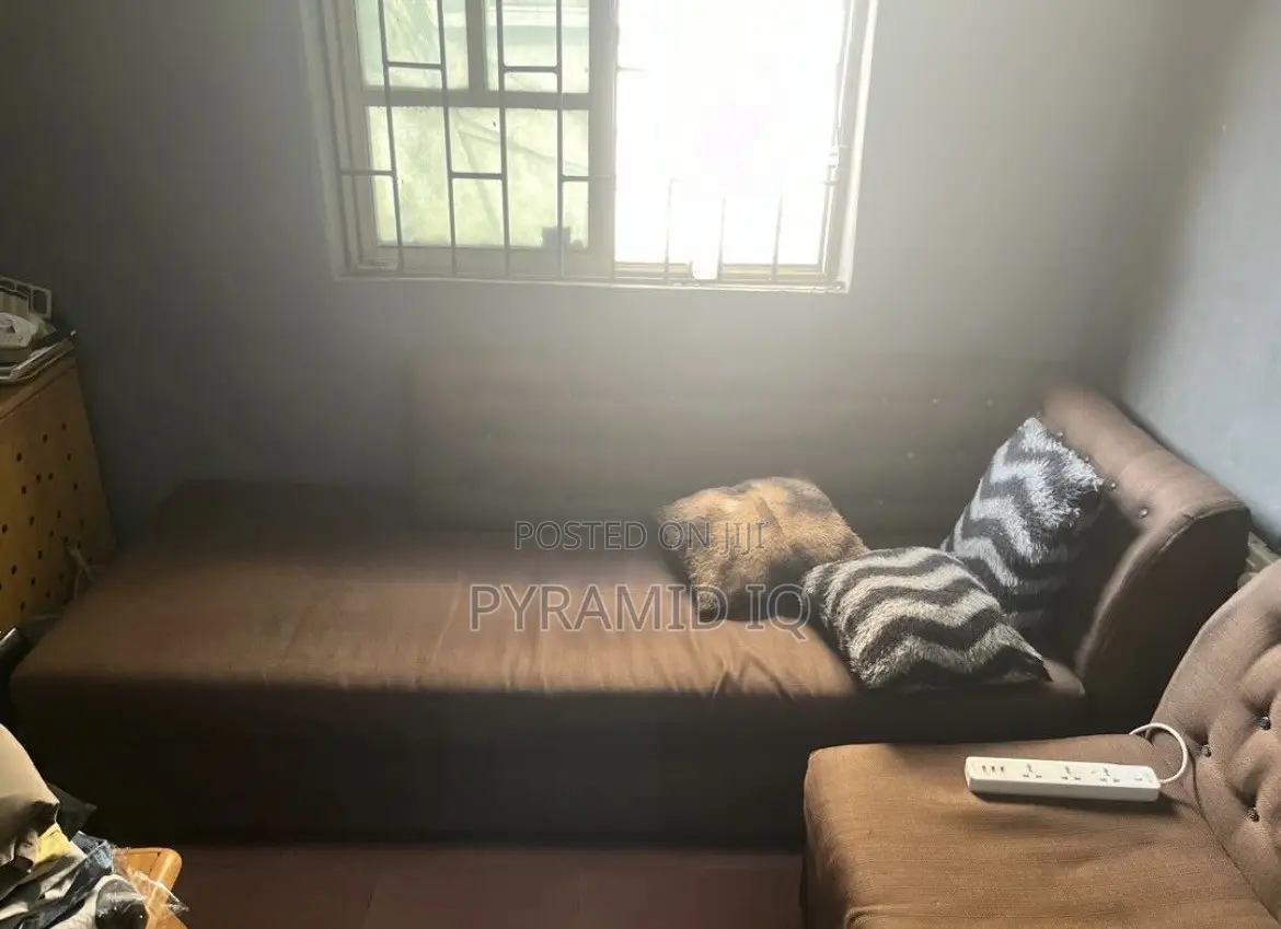 Large L- Shape Couch (2 Different Units) With 3 Pillows