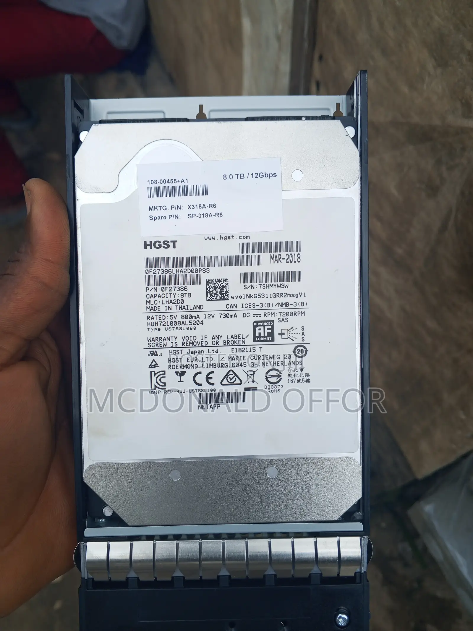8tb SAS Server Hard Drive