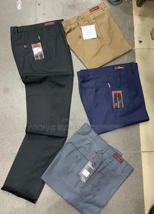 Quality Black Man Corporate Suit Trousers