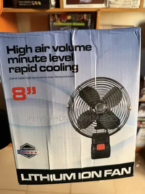 Rechargeable Portable Fan With 2 Batteries.