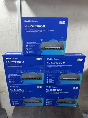 RG-ES209GC-P, 9-Port Gigabit Smart Cloud Managed PoE Switch