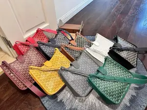 Goyard Quality Luxury Men Genuine Leather Purse