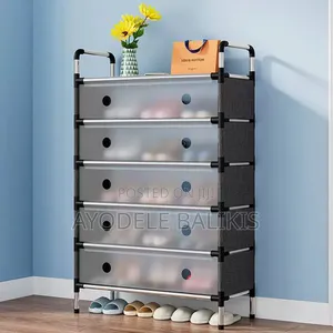 6 Steps Dust Proof Shoe Rack