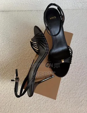 Open-Toe High-Heeled Dress Sandals