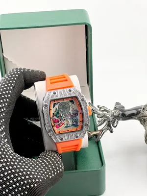 Quality Ice Richard Mille Rubber Wrist Watch
