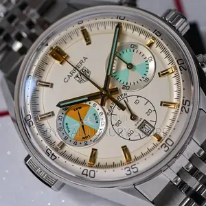 Carerer Quality Luxury Men Automatic Engine Wristwatch