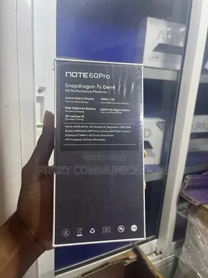 New Infinix Note 60 Pro 256 GB Gray