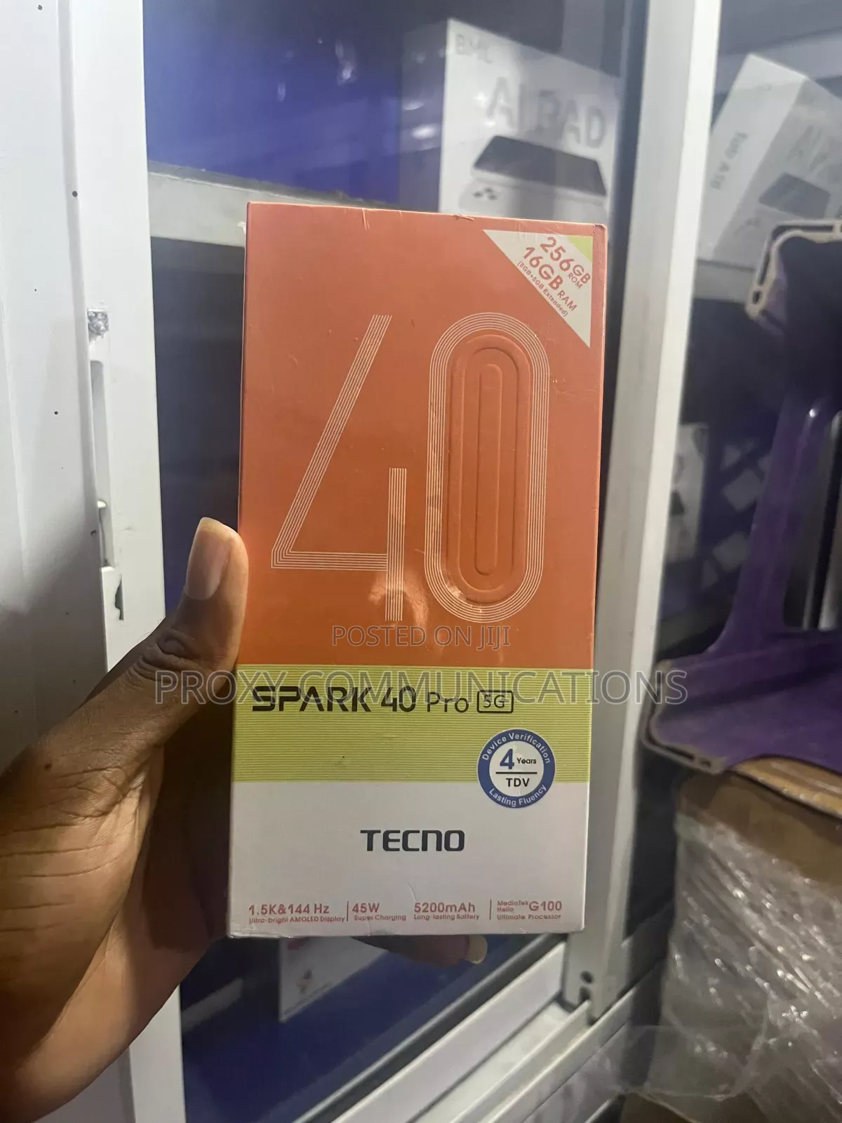 New Tecno Spark 40 Pro 256 GB Black
