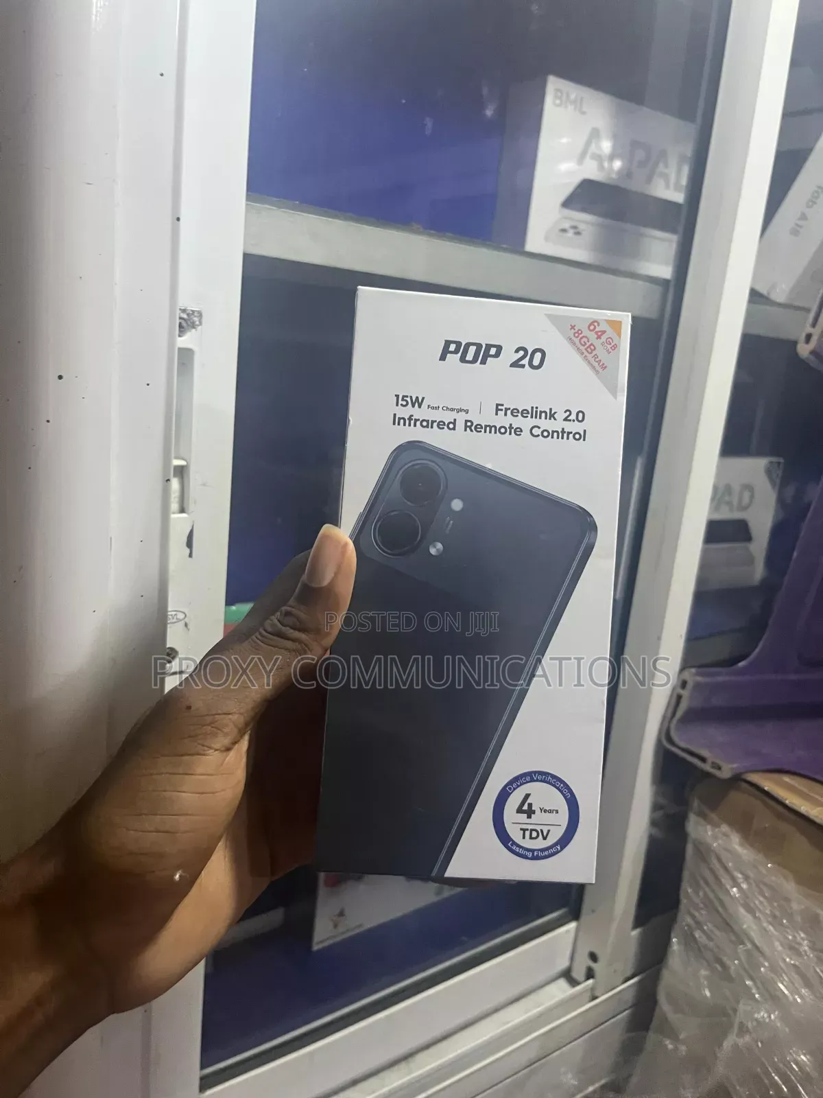 New Tecno Pop 20 64 GB Black