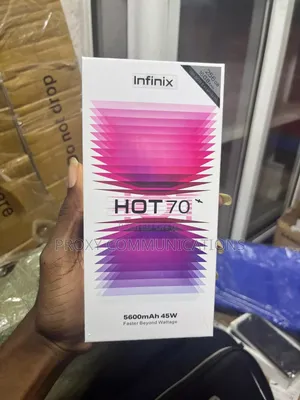 New Infinix Hot 70 256 GB Silver