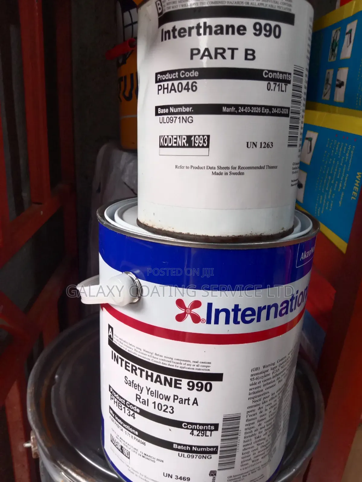 INTERTHANE 990 GOLDEN YELLOW Ral 1004