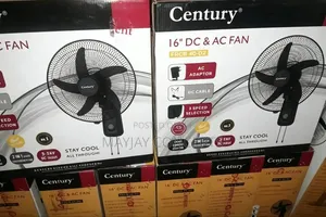 Century 16-Inch AC/DC Solar Wall Fan–15watts Low Consumption