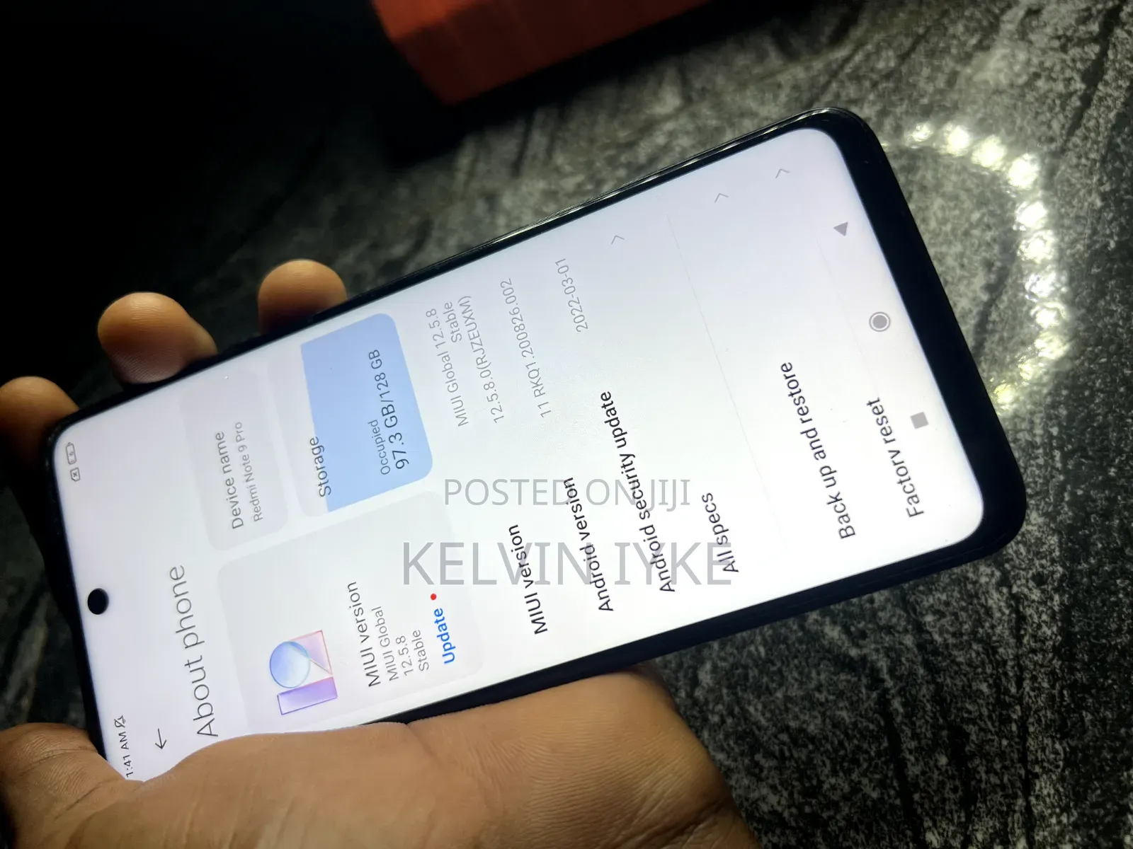 New Xiaomi Redmi Note 9 Pro 128 GB Black