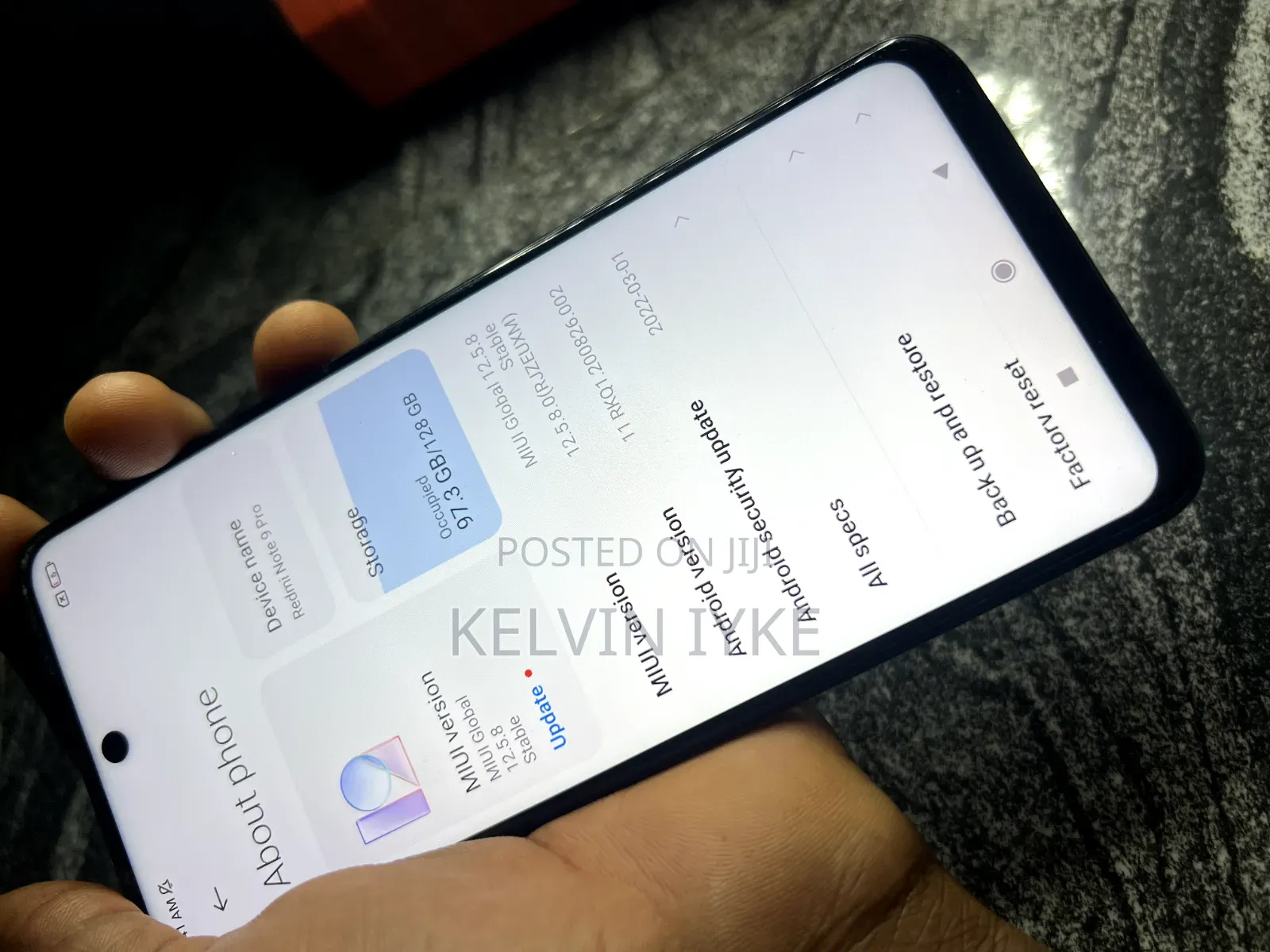 New Xiaomi Redmi Note 9 Pro 128 GB Black