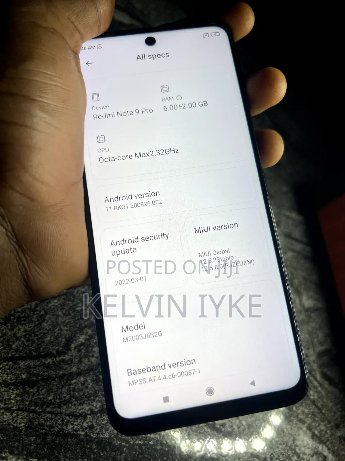 New Xiaomi Redmi Note 9 Pro 128 GB Black