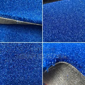 Blue 15mm Carpet Grass for Home Commercial Projects