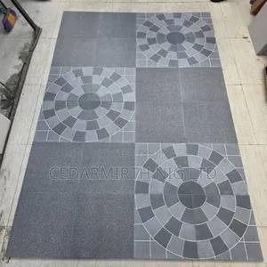 Compound Floor Tiles Installation Patterns Using 40x40x15mm Mate Tiles