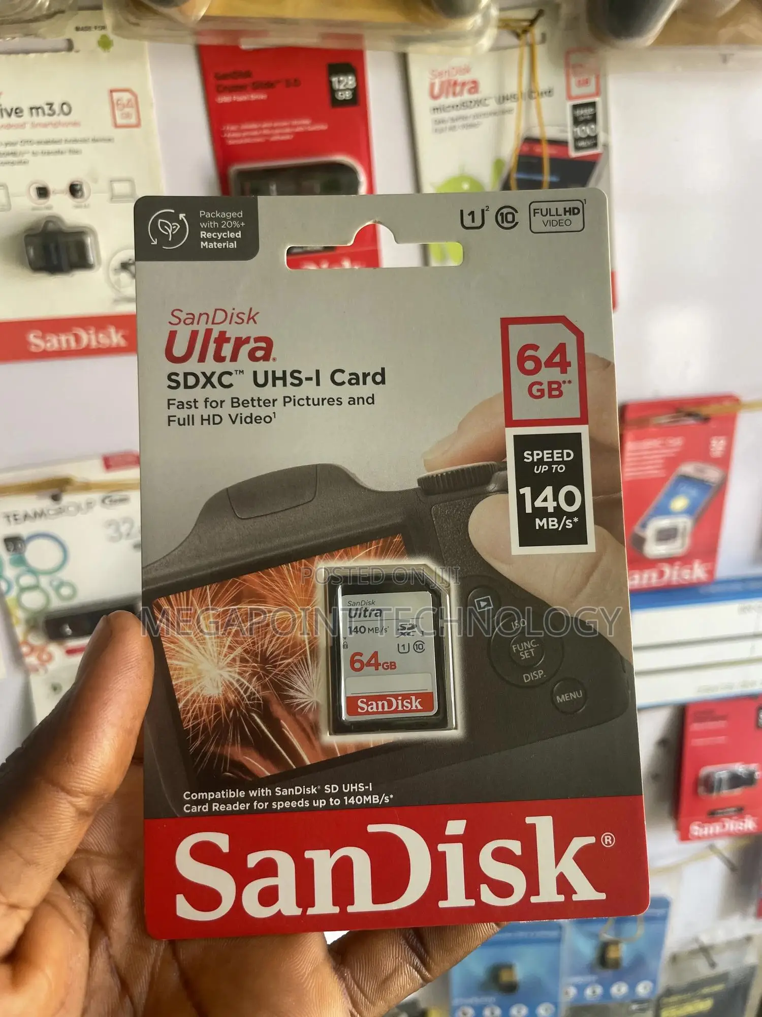 Sandisk Ultra 64gb Sd Card 140mbps