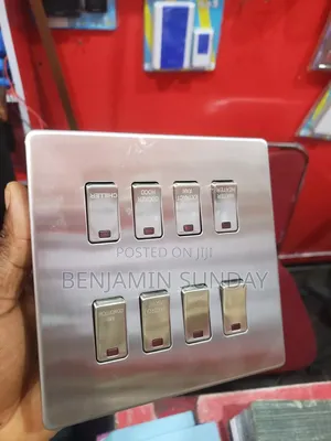 Grid Plate 8gang