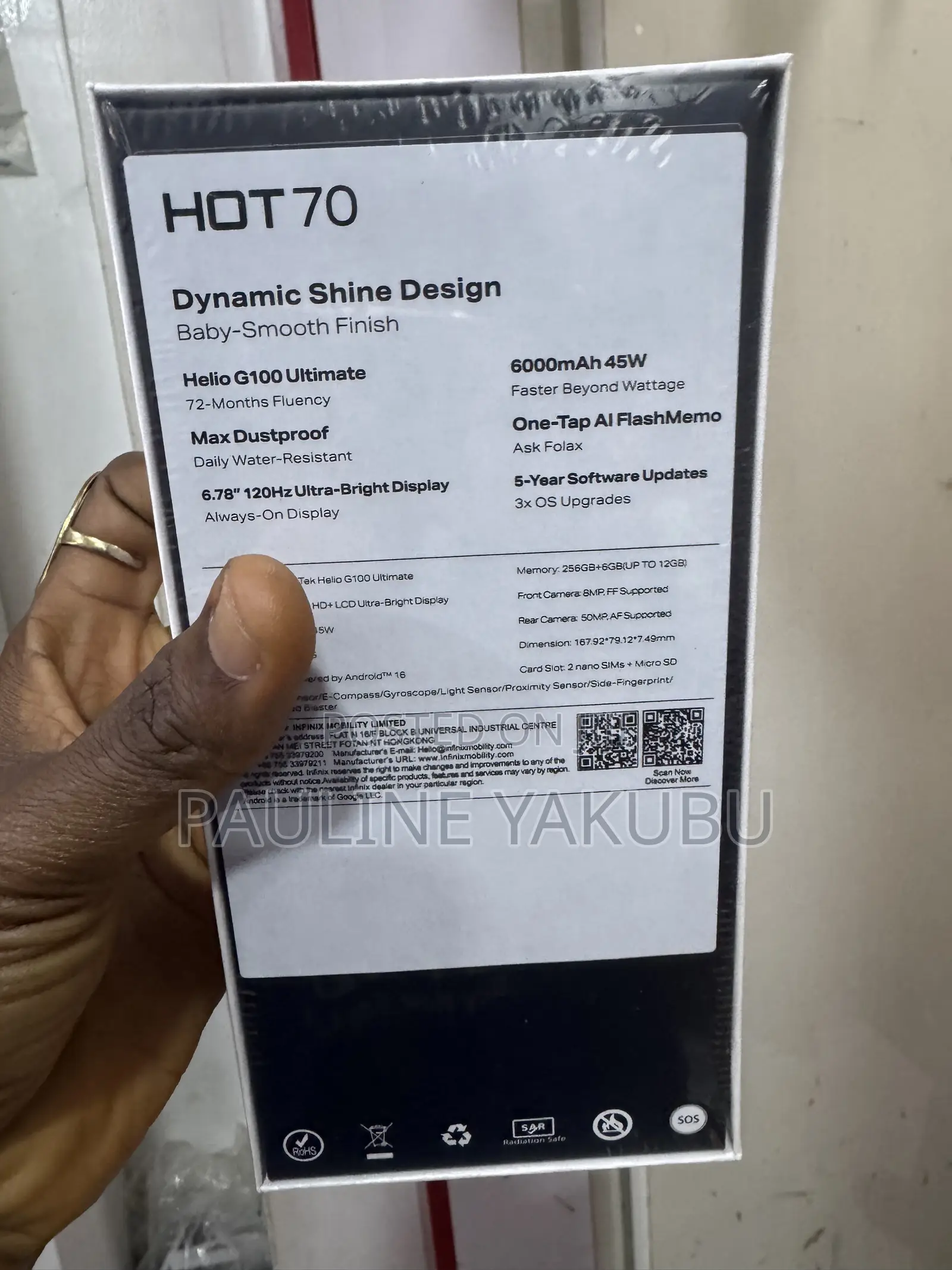 Infinix Hot 70