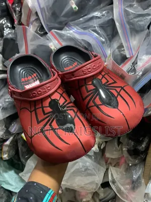 Authentic Marvel Spiderman Crocs Clogs Pay on Delivery - Same Day Ajah