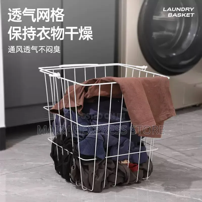 3layer Detachable Laundry Basket With Wheels T2mm7