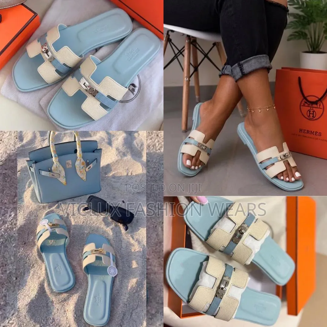 Quality Ladies Hermes Slippers
