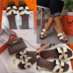 Quality Ladies Hermes Slippers