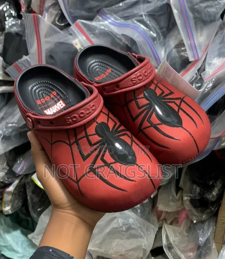Authentic Marvel Spiderman Crocs Clogs Pay on Delivery - Same Day Ajah
