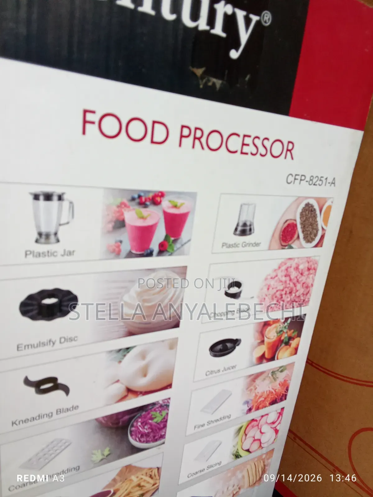 Century Multi-Purpose Food Processor (1200w)