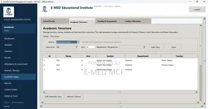E-Med School Management System