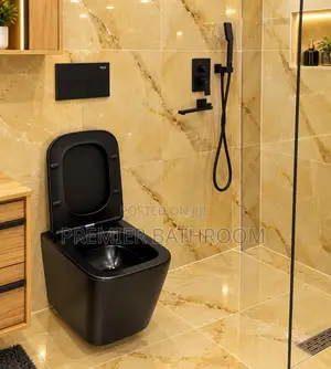 Square Black Conceal Water Closet