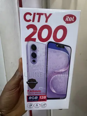 New Itel City 200 128 GB Black