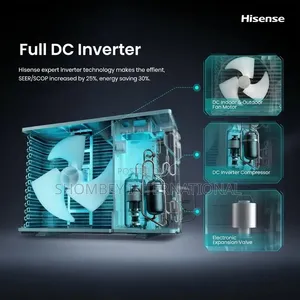 Hisense Split AC 1.5hp Inverter Black