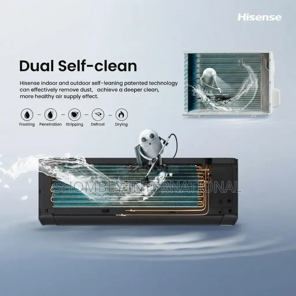 Hisense Split AC 1.5hp Inverter Black