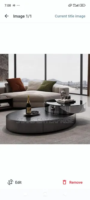 Center Table Marble Top