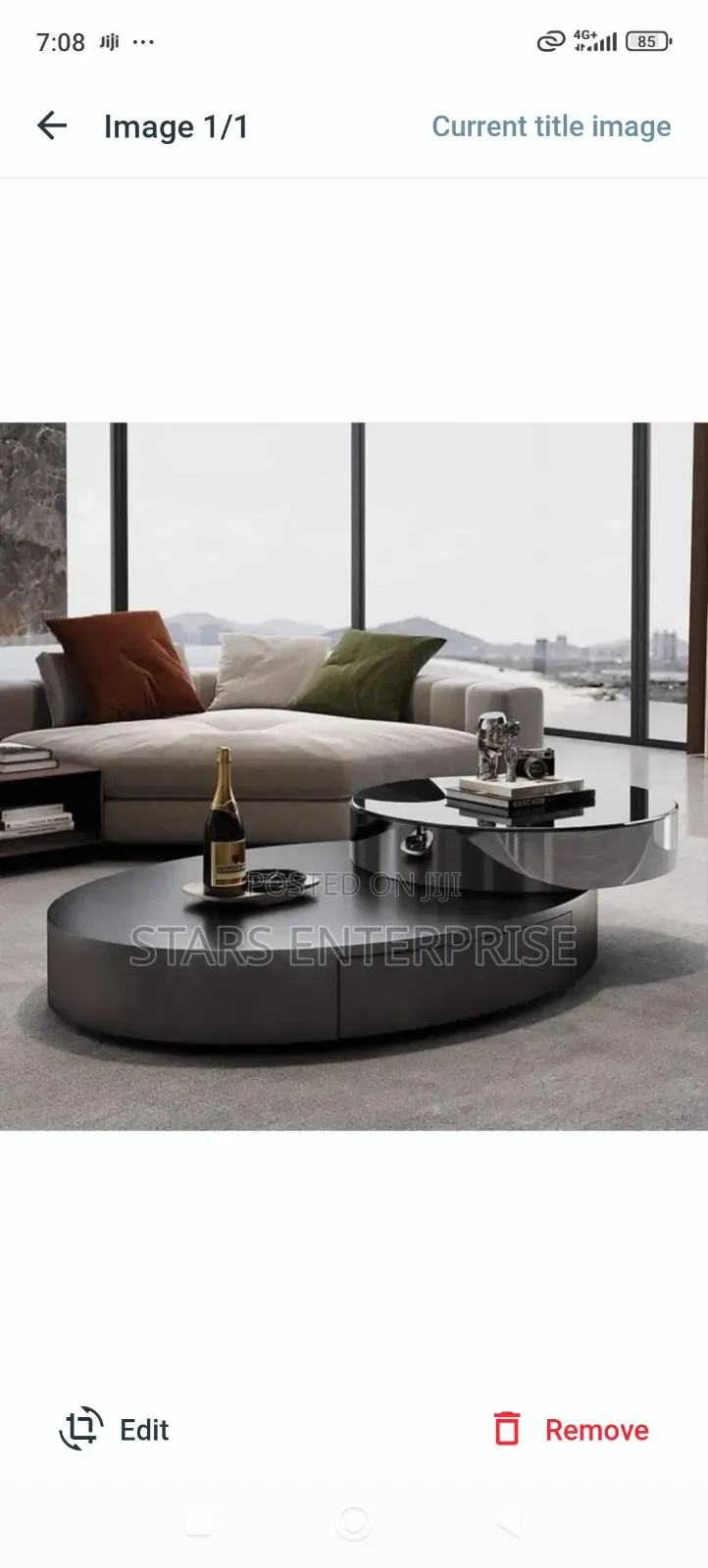 Center Table Marble Top