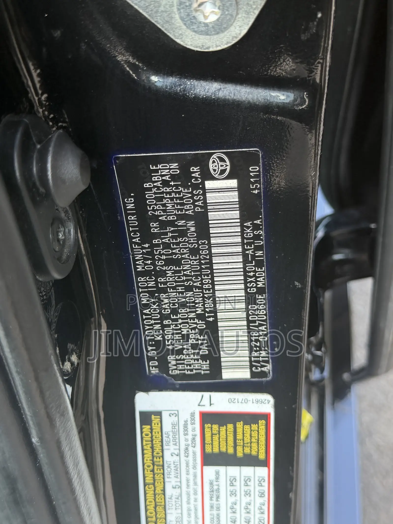 Toyota Avalon 2014 Black