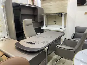 Executive Table With Shelf
