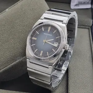 Luxury Movado Heritage / Datron Style Stainless Steel Men's Watch