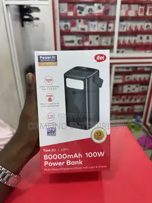 Itel 80,000 Mah Power Bank (100watts)