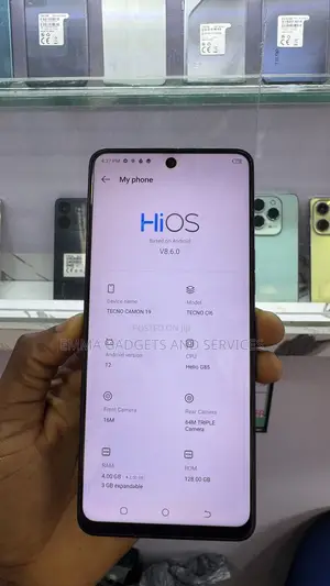 Tecno Camon 19 128 GB Black