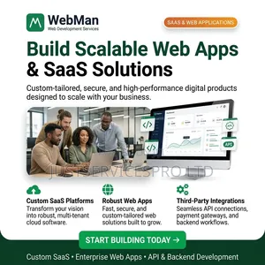 Custom Web Applications, SaaS Products Etc