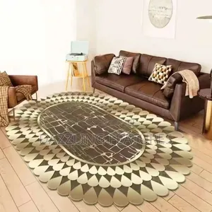 Elegant Geometry Center Rug