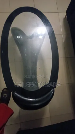 Oval Glass Center Table