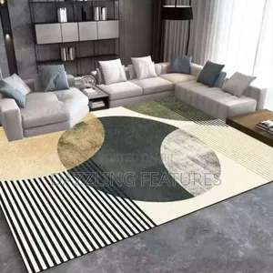 Elegant Geometry Center Rug