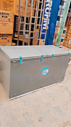 Brand New Aoen 500litter Double Door Chest Freezer√silver√external