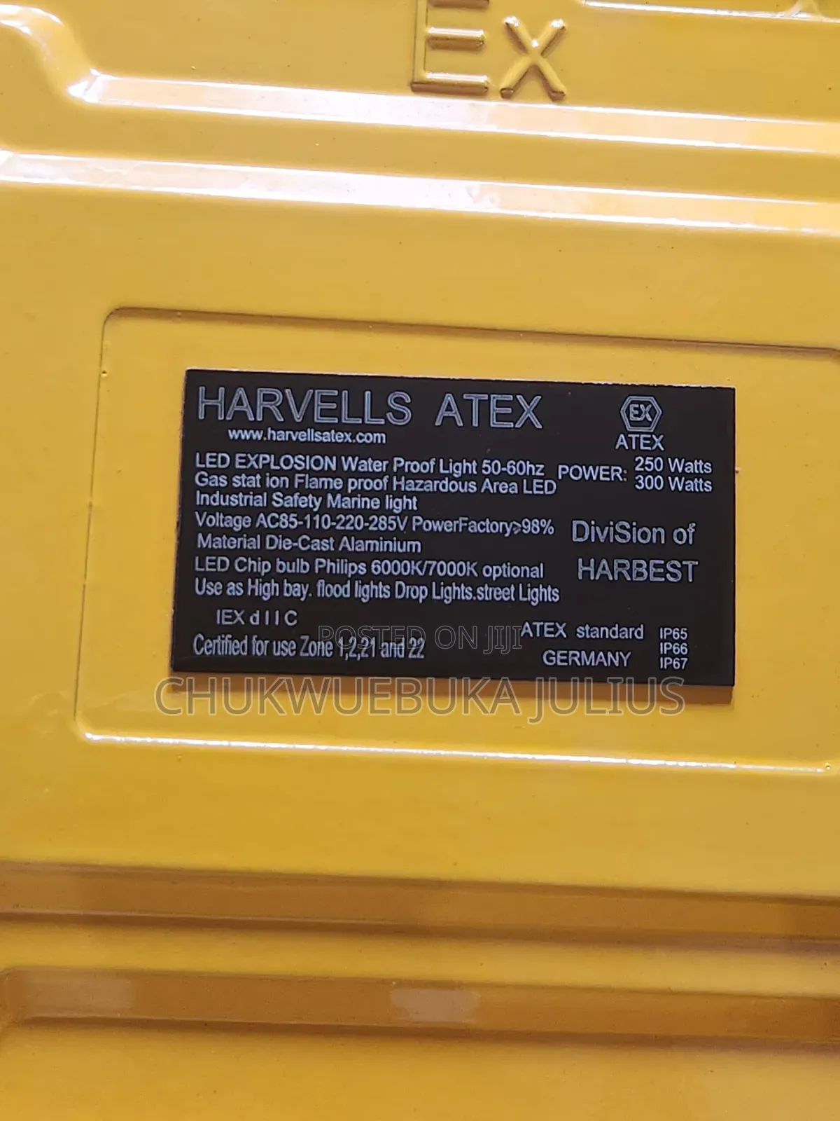 HARVELLS ATEX LED Explosion-Proof Flood Light – 250w/300w