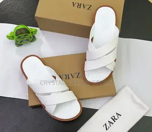 Zara Quality Luxury Men Genuine Leather Pams